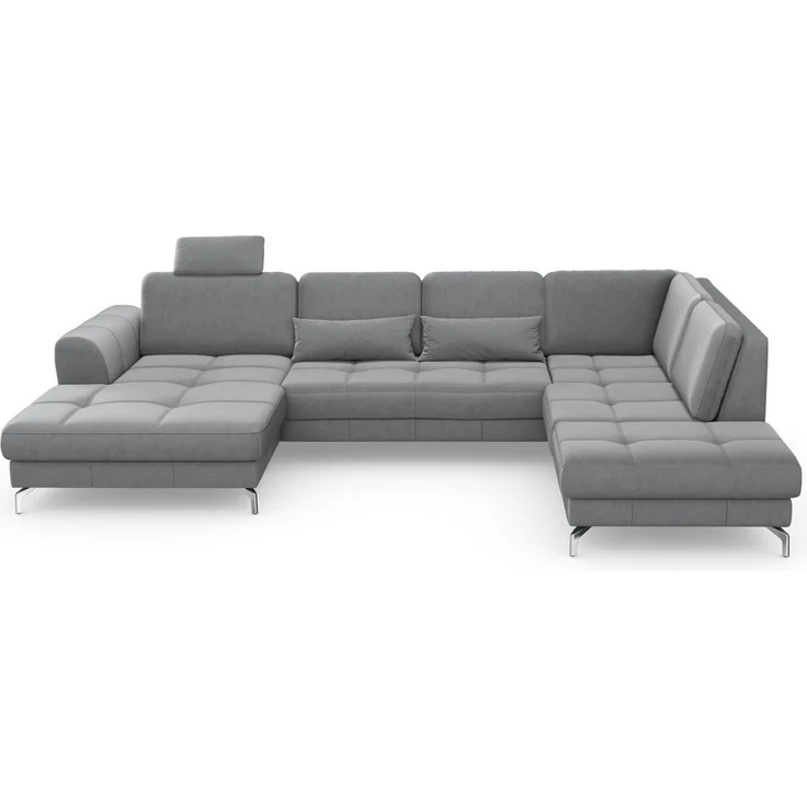 sit&more Wohnlandschaft Bendigo U-Form, inklusive Sitztiefenverstellung, Bodenfreiheit 12 cm, in 2 Fußfarben – Bild 1