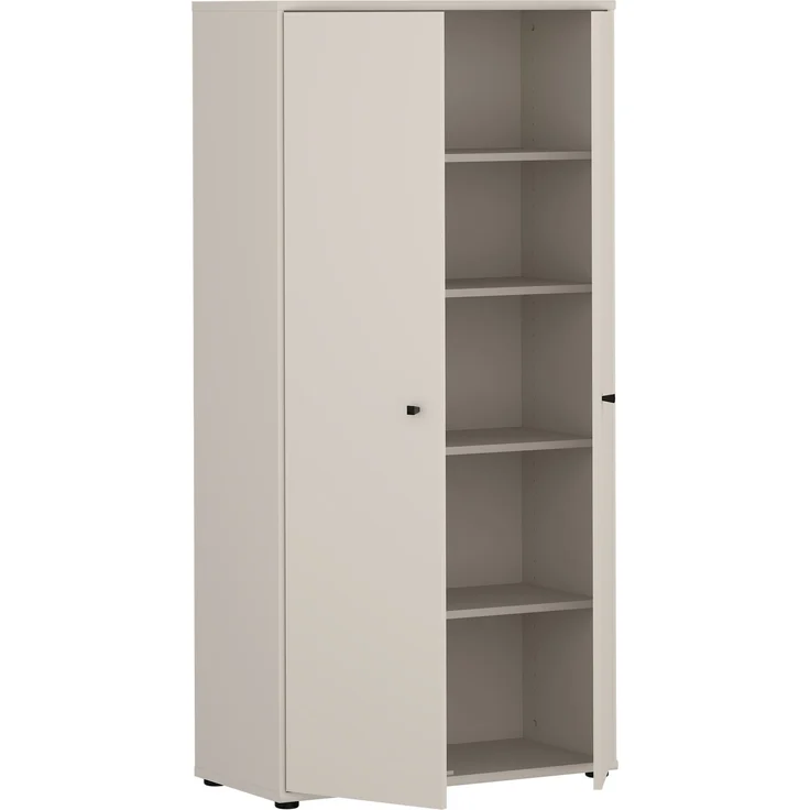 Stauraumschrank >TEMPRA2< in Sand - 73,7x149,5x34,8cm (BxHxT) – Bild 5