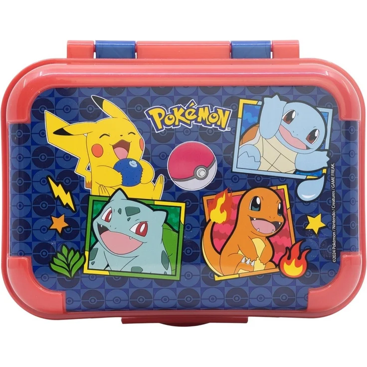 Pokemon Lunchbox Blue Team Brotdose Kinder Pausenbox für Alltag Schule und unterwegs – Bild 2