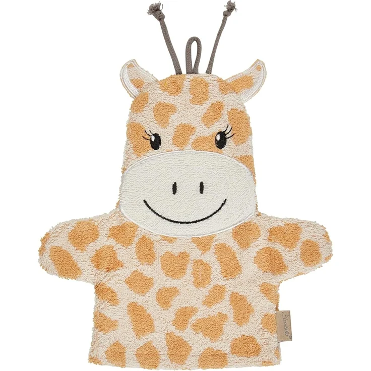 Sterntaler Waschlappen – Kaya Giraffe – Gelb/Weiß – Bild 1