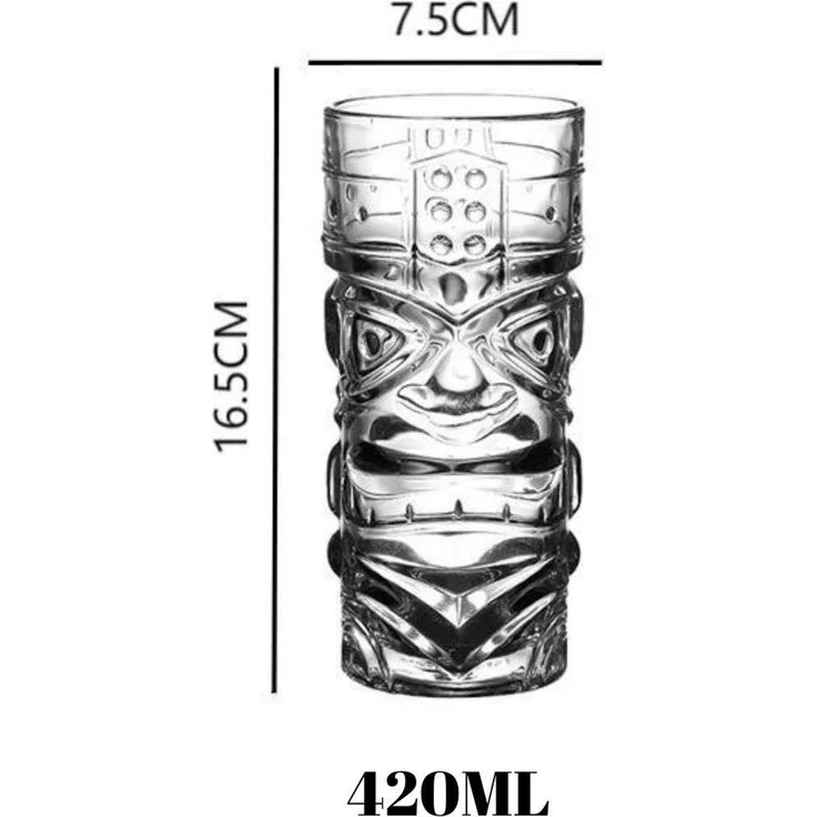 Hermia Concept 'Tiki' Cocktailgläser-Set (2-teilig), Transparent, 16 x 7,3 cm – Bild 7