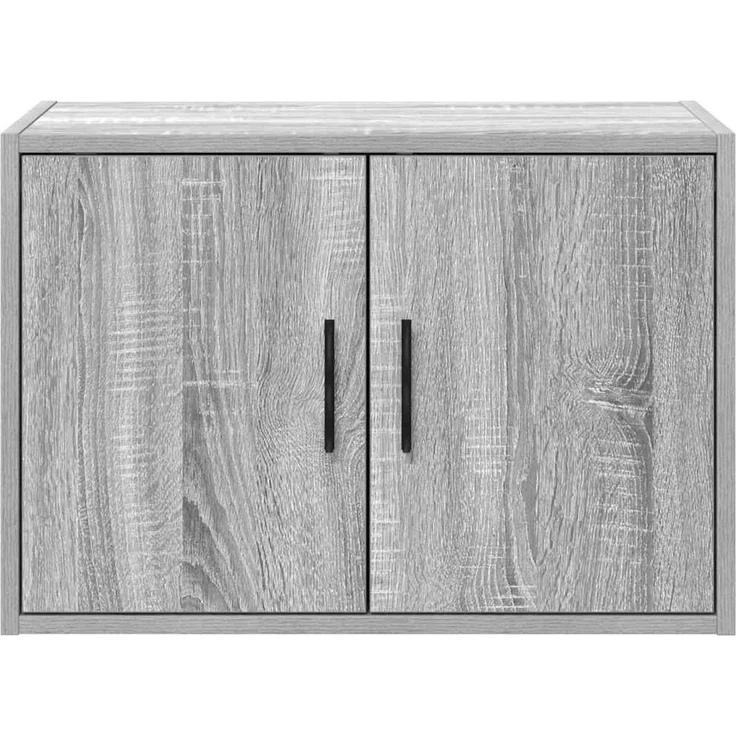 vidaXL Garagen-Wandschränke 2 Stk. Grau Sonoma Holzwerkstoff 860654 – Bild 6