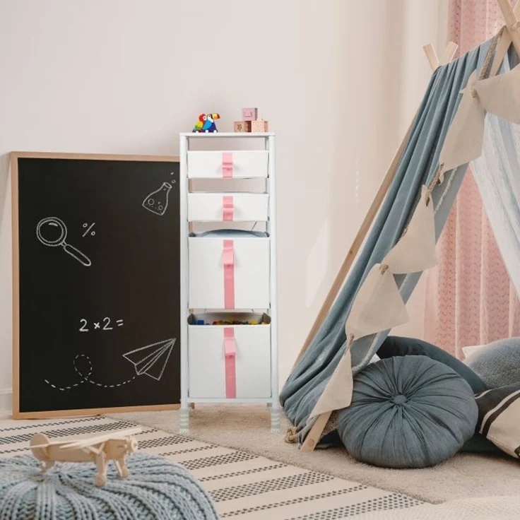 Kommode für Kinder 4 Schubladen 10047880 – Bild 6