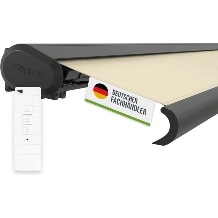 empasa Kassettenmarkise "PROFI" Markise Vollkassettenmarkise elektrisch – Bild 4