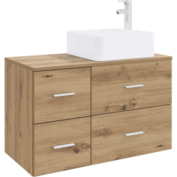 vidaXL Badezimmerschrank-Set 2 stk. Artisan-Eiche 79,5 x 41 x 80 cm 3403967 – Bild 2