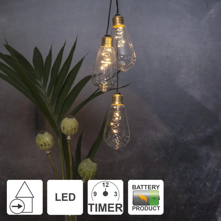 Star 700-05, Stimmungslicht, Plastik, klar, 13.0 x 6.0 x 6.0 cm – Bild 2