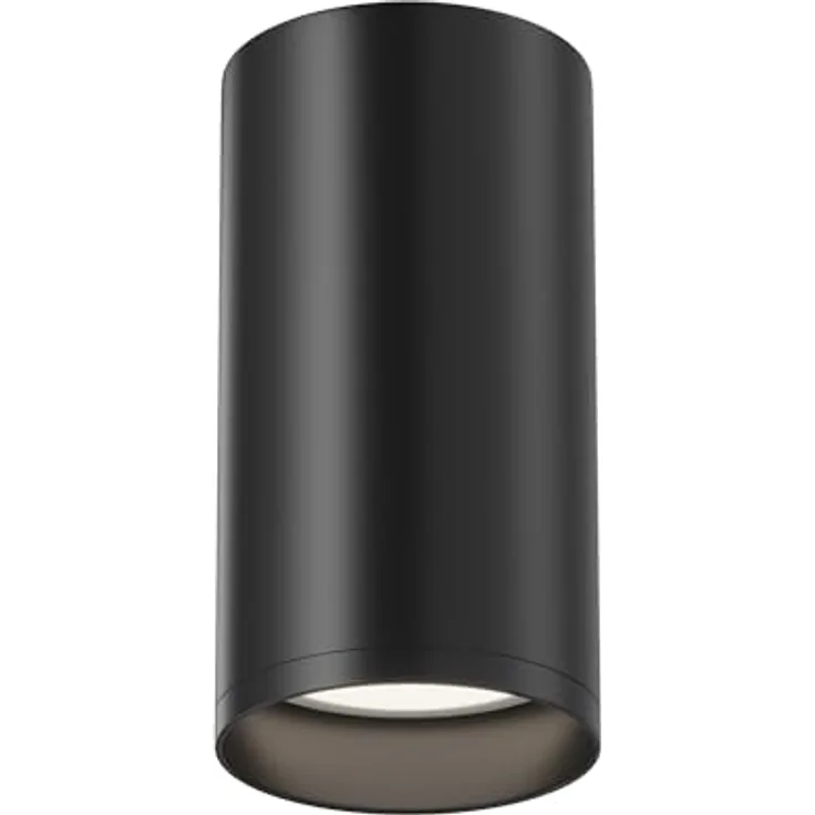MAYTONI FOCUS S Deckenleuchte, GU10 Aluminiumlampe, Ø5 cm, schwarz, für Küche, Flur, Wohnzimmer oder Esszimmer