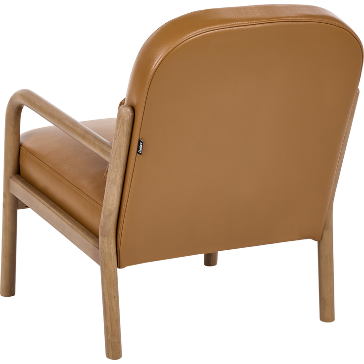 Sessel SELDE Echtleder Goldbraun – Bild 5