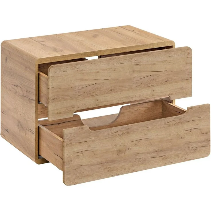 Badmöbel-Set LUTON-56-CRAFT in Wotan Eiche Nb, B/H/T ca. 130/200/46 cm – Bild 2