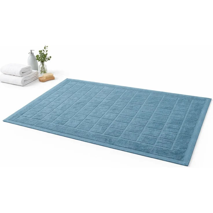 Betz Badematte 2 Stück Badvorleger Berlin Größe 50x70 cm, 100% Baumwolle, beidseitig nutzbar, Baumwolle, Badematte Badteppich Duschvorlage – Bild 4