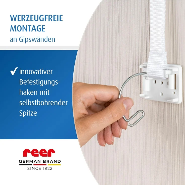 Reer Kippsicherung weiß, 2 Stück – Bild 4