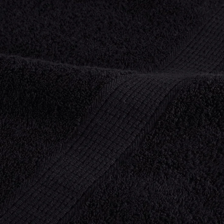 vidaXL Premium-Handtücher SOLUND 10 Stk. Schwarz 50x100 cm 600 g/m² 137427 – Bild 7