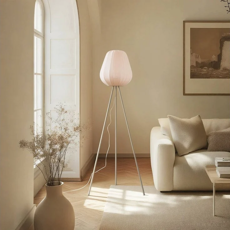 Lindby Stehlampe Helin, Creme IP20, 1 x 15 W LED – Bild 3