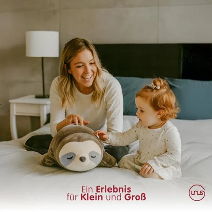 UNUS HOME Aufbewahrungsbox Faultier Kissen (1 St, 50 cm), Lagerungskissen Stillkissen Kissen für Kinder Dekoration extrem weich – Bild 6