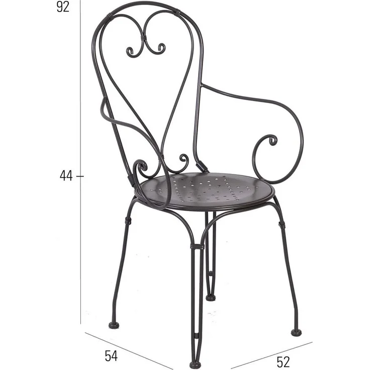 4er Set MBM Boulevard Sessel Antik – Bild 2