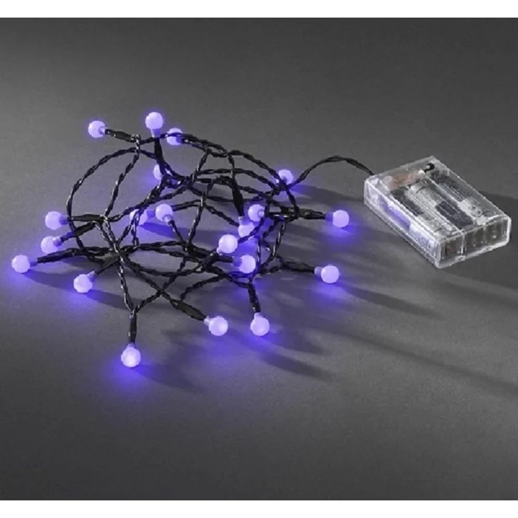 KONSTSMIDE LED-Lichterkette 1491-457 LED Globe-Lichterkette 20er Batterie