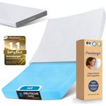 ARENSBERGER LINA, Gelschaum Matratze 90x200 cm – 11 cm NANOCELL® Gel-Schaum – H3 Härtegrad – Atmungsaktiv – Abnehmbarer Bezug 240g/m²