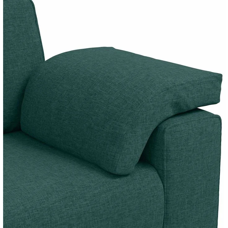 vidaXL 3-Sitzer-Sofa Dunkelgrün 220 cm Stoff 4105242 – Bild 7