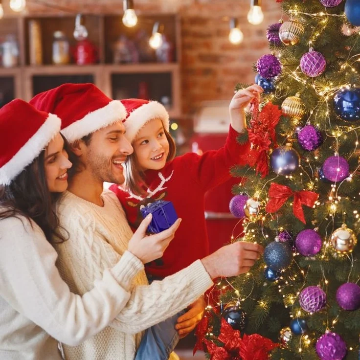 Relaxdays Weihnachtskugeln im 110er Set – Bild 3