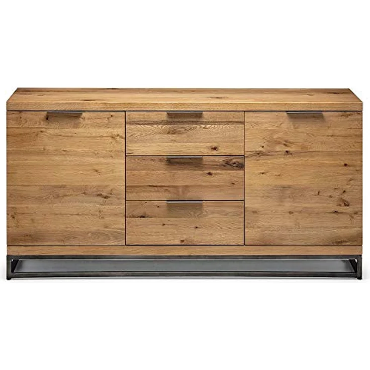 Julian Bowen Brooklyn Sideboard, Eiche/Gunmetal – Bild 7