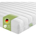 DREAMSTAR Easy Flex | orthopädische 7-Zonen Kaltschaummatratze | Öko-Tex Zertifiziert | Härtegrad 2 und 3 (H2 & H3) | Rollmatratze | 80x200 cm