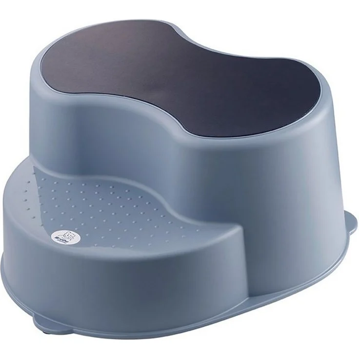 Rotho Babydesign TOP Kinderschemel - recycelt - Tritthocker - Trittschemel - Kinderschemel - Trittleiter - Kindertreppe - Antirutschfläche - Blau – Bild 4