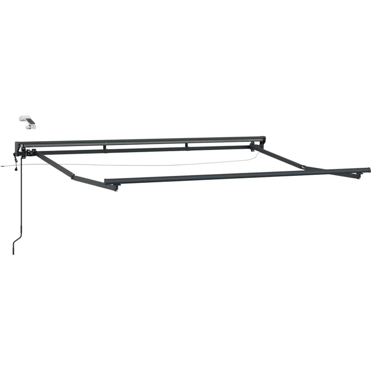 vidaXL Elektrische ausziehbare Markise Taupe 3,5x2,5 m 3426017 – Bild 2