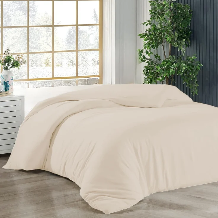 Livessa Bettbezug 220x240 cm mit Reißverschluss - Bettbezug 220x240 aus%100 Baumwolle Single-Jersey Stoff 140 g/m², Ultra weich und atmungsaktiv, Oeko-Tex Zertifiziert, 13 schöne Farben – Bild 1