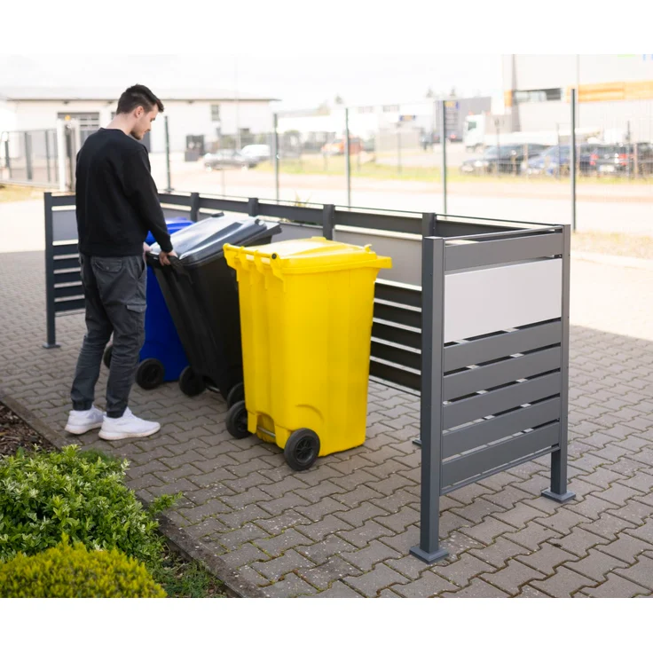 Westmann Metall Mülltonnenverkleidung Planum | – Bild 2