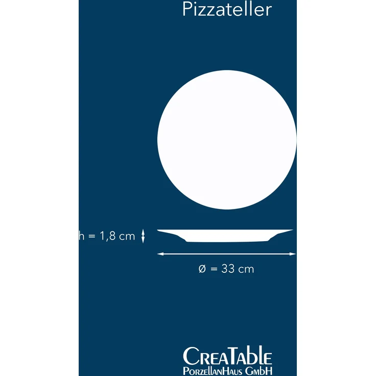 Vintage Nature Weiss, Pizzateller 4-tlg (mo) – Bild 7