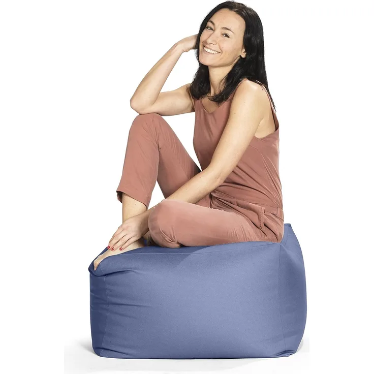 MAGMA Sitzsack Magma Sitzkissen Loft OUTSIDE 80 x 80 x 45 blau