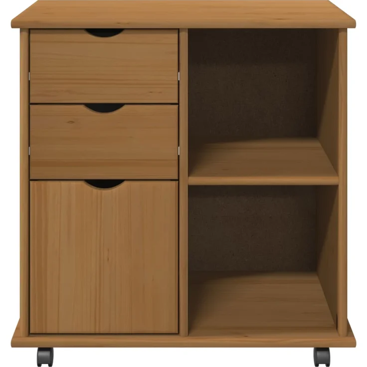 vidaXL Rollschrank MOSS 63,5 x 39 x 65,5 cm Massivholz Kiefer 42028380 – Bild 5