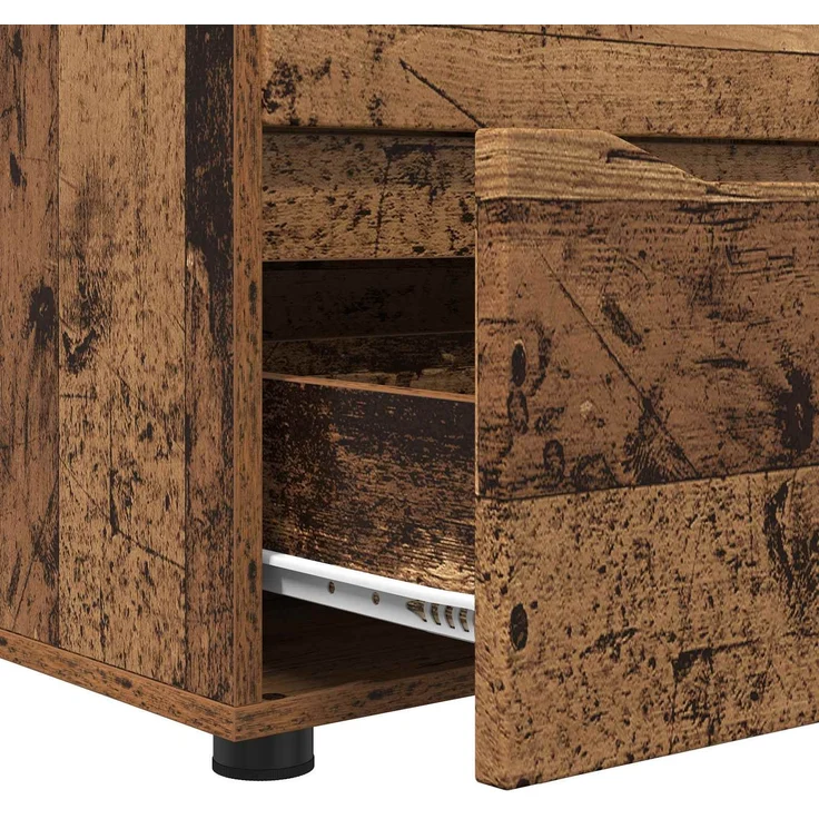 vidaXL Aufbewahrungsschrank 40 x 48 x 57 cm Holzwerkstoff Altholz 888845 – Bild 9