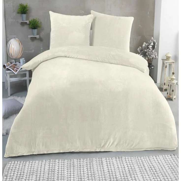 Malika Bettwäsche 135x200 + 80x80 cm Cashmere Touch Bettwäsche, atmungsaktiv, Mikrofaser, 2 teilig, Für Allergiker geeignet, pflegeleicht, angenehm weicher Stoff – Bild 4