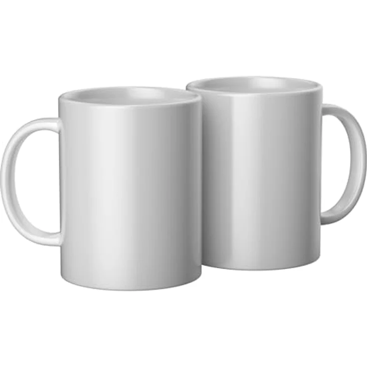 Cricut Keramikbecher-Rohling | 2 Stück | 425 ml (15 fl. Oz) | Weiß – Bild 2