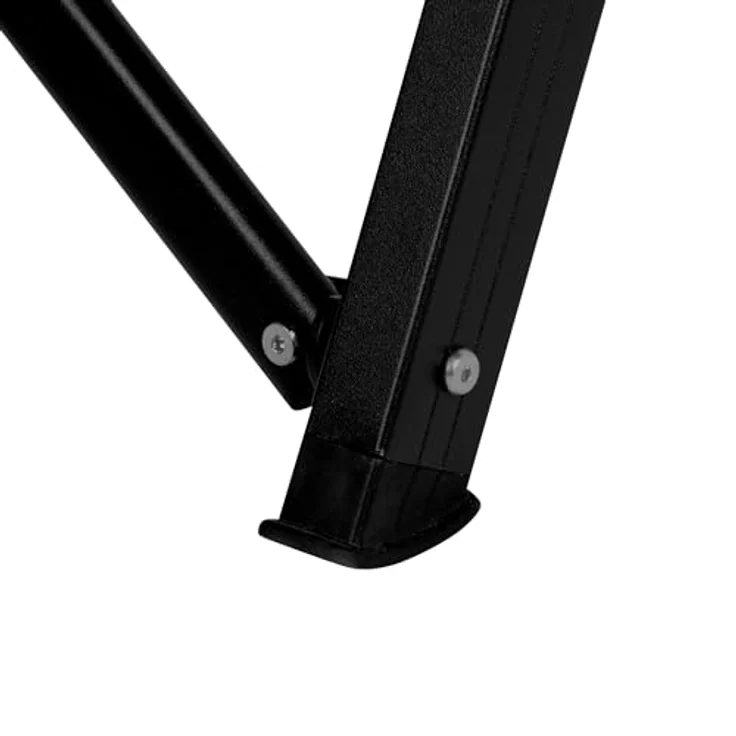 AKTIVE Gepolsterter Klappstuhl, Schwarz, 49 x 76 x 109 cm, 5 Positionen, Tragkraft 110 kg, Rutschfeste Stopper, Aluminiumrahmen, Polyestergewebe, Klappstühle, Inkl. Tragetasche (63058) – Bild 6