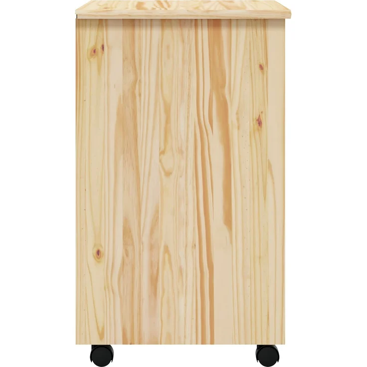 vidaXL Rollcontainer mit Schubladen MOSS 53 x 39 x 65,5 cm Klarlack 42032401 – Bild 6
