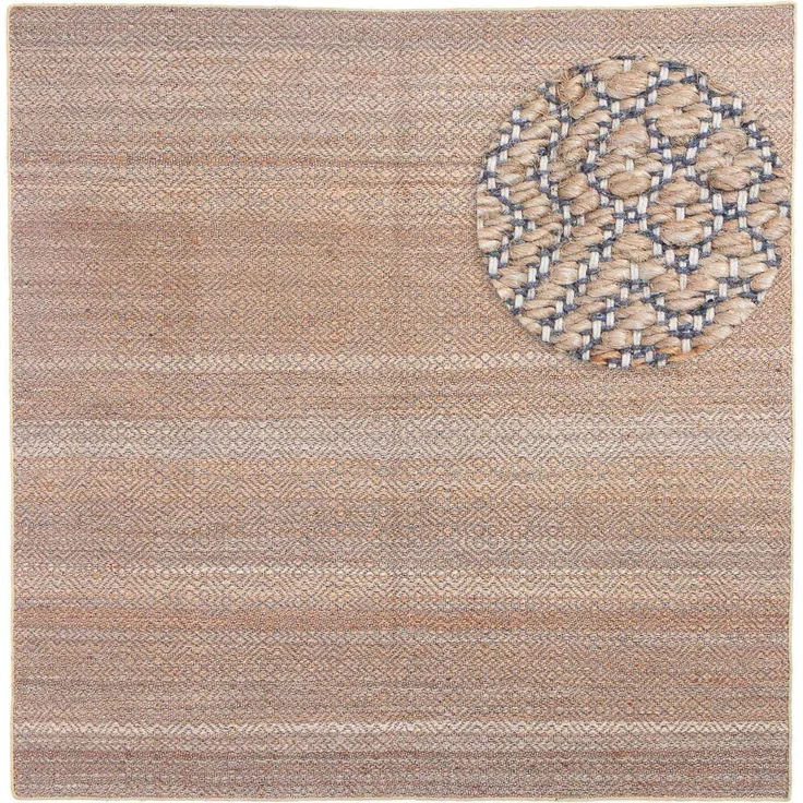 Juteteppich - Cosmo 150 x 150 cm - braun - quadratisch – Bild 1