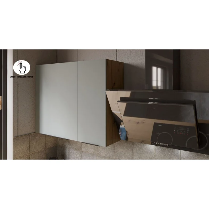 Winkelküche ARIA K-AR ECKE 2 - 250 x 270 cm Anti Fingerprint Küchenzeile Küchenblock Singleküche Einbauküche Küche Eckküche – Bild 6