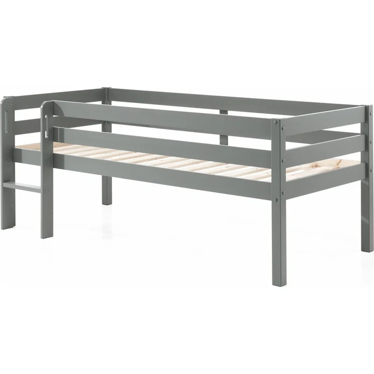 Kojenbett Karolina 208x105x83 Kinderbett Massivholz Grau – Bild 1