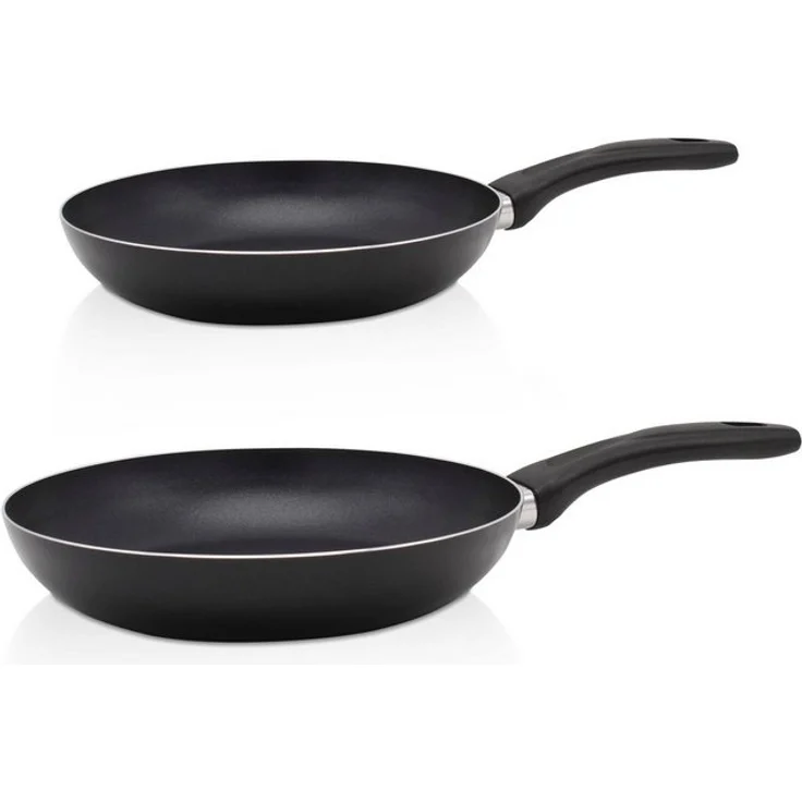 Krüger Pfannen-Set Aluminium Pfannen-Set DELPHI 2 tlg. (16 + 24 cm), Aluminium (Set, 2-tlg, 1x Bratpfanne Ø 16 cm (H. 4,5 cm), 1x Bratpfanne Ø 24 cm (H. 4,5 cm) – Bild 4
