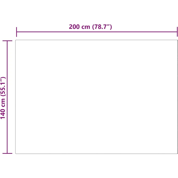 vidaXL Kunstschaffell Teppich Tafalla Grau 140 x 200 cm Polyester 42021527 – Bild 9