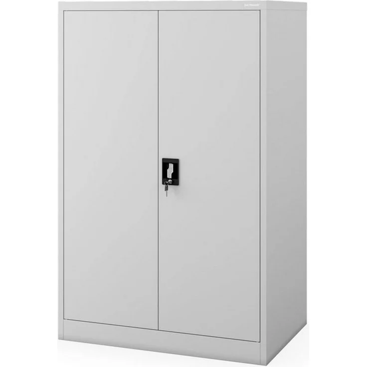 Jan Nowak Aktenschrank Büroschrank Metall, abschließbar, 140 x 60 x 90 cm – Bild 1