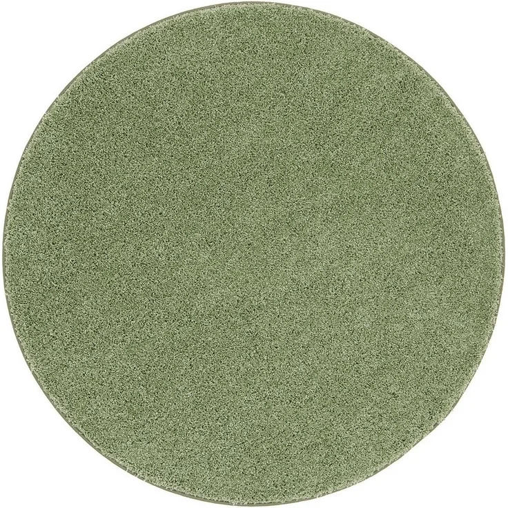 Snapstyle Hochflor-Teppich Luxus Hochflor Langflor Teppich Milano Rund, Rund, Höhe: 43 mm