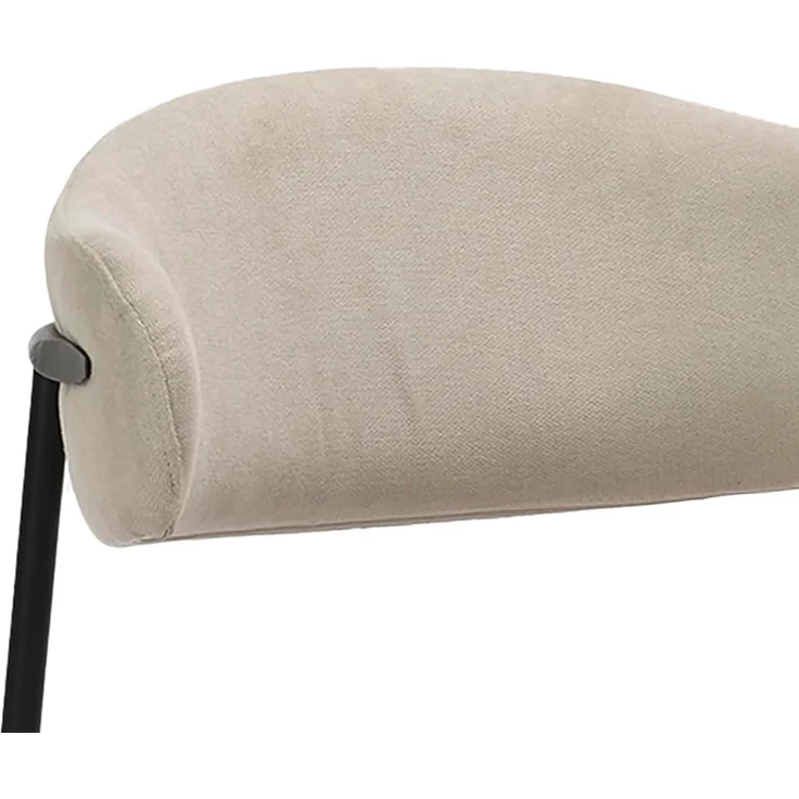 byLIVING Esszimmerstuhl Jersey (2er-Set) (Set), Gestell Metall schwarz, Küchenstuhl, Webstoffbezug, diverse Farben – Bild 4