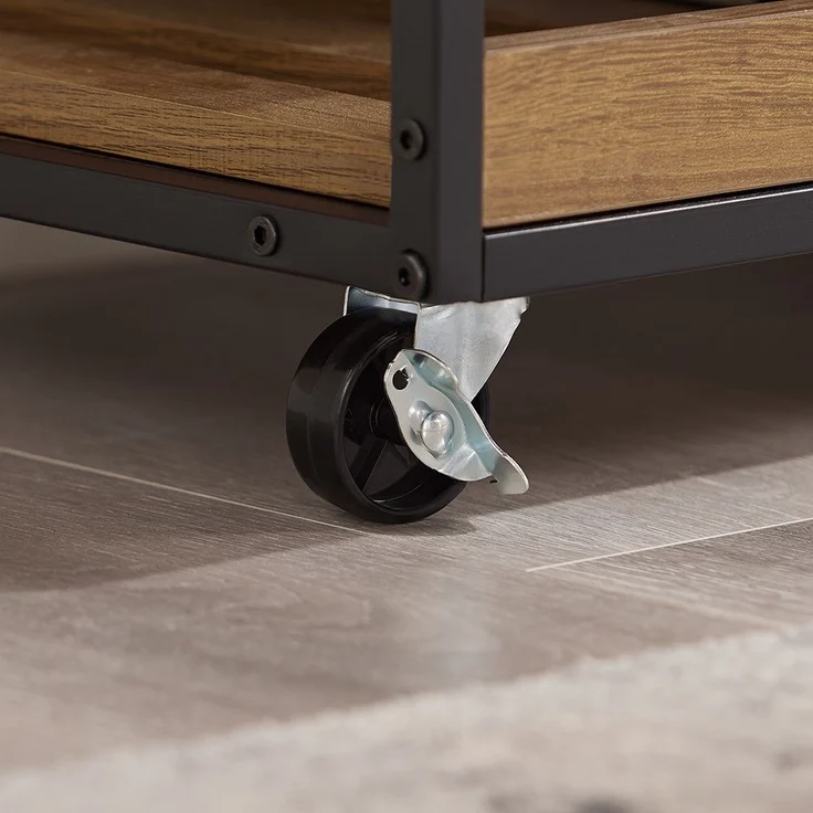 SoBuy FKW134-N Kücheninsel, Spanplatte, Melamin, Hellbraun, 99 x 85 x 40 cm – Bild 9