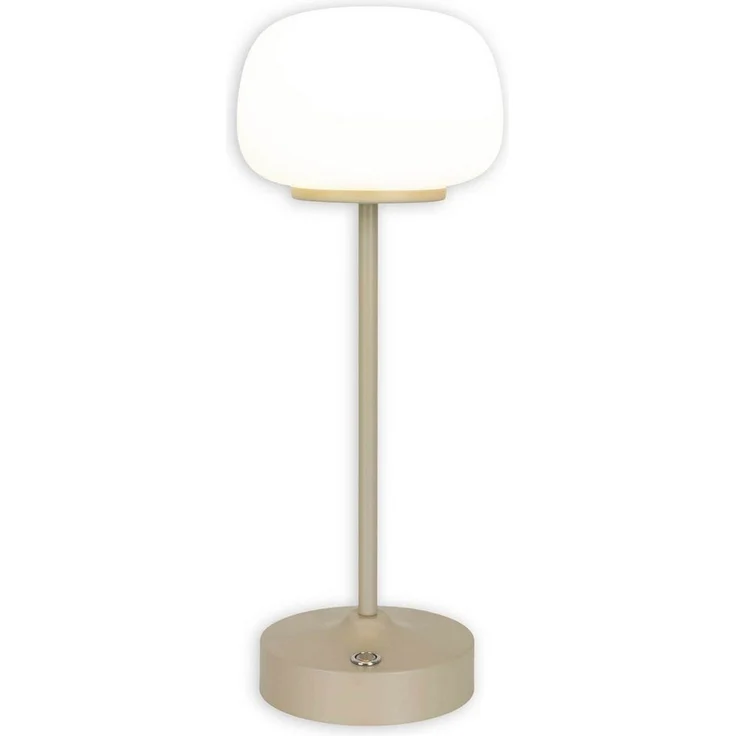 näve LED Tischleuchte Pina, Dimmfunktion, Ein-/Ausschalter, Memoryfunktion, USB-Ladefunktion, LED wechselbar, Warmweiß, Akku aufladbar, USB Typ C inkl. Kabel 100cm, Touch, dimmbar – Bild 3
