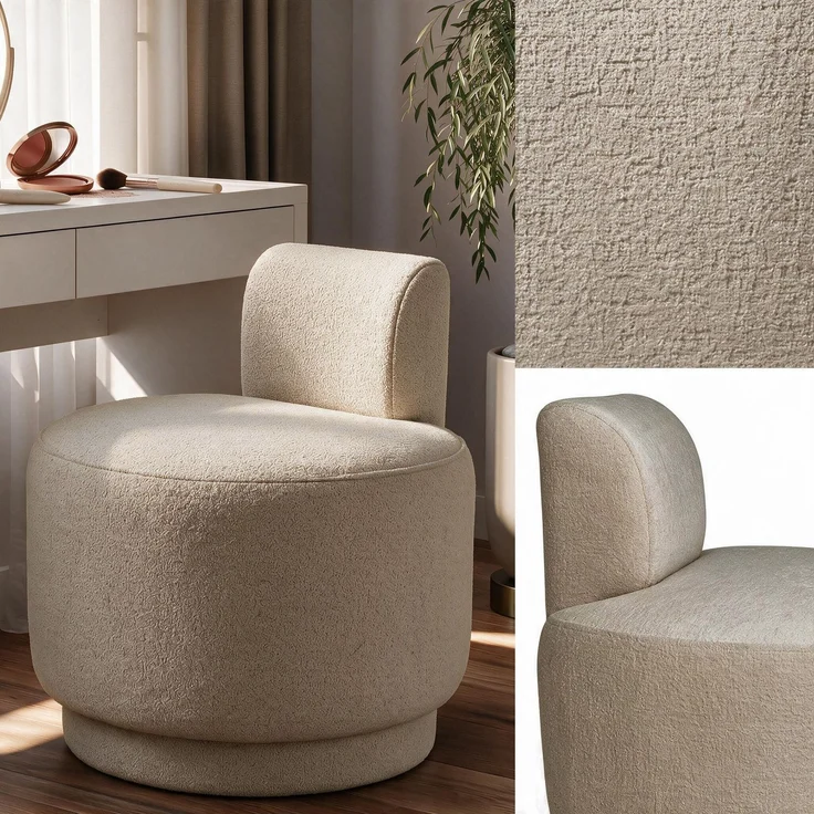 Hanah Home 'Guess - Latte' Ohrensessel, Latte, 51 x 63 x 63 cm – Bild 6