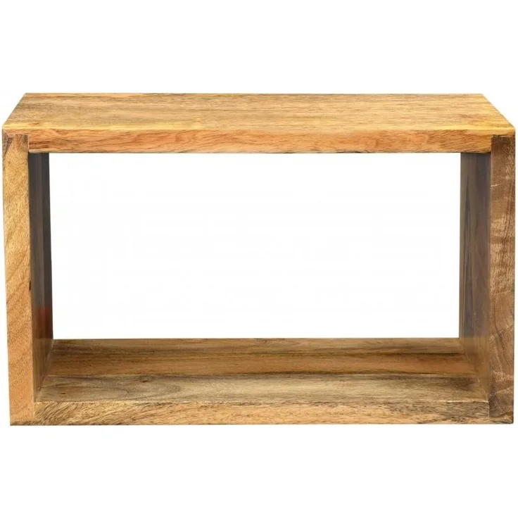 Wandregal Devi 50x30x22 aus Mangoholz