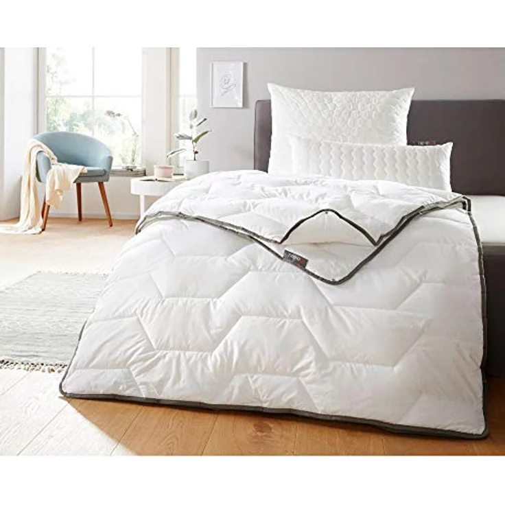 Badenia Bettcomfort 4-Jahreszeiten-Steppbett Trendline Basic kochfest, 155x220 cm – Bild 5
